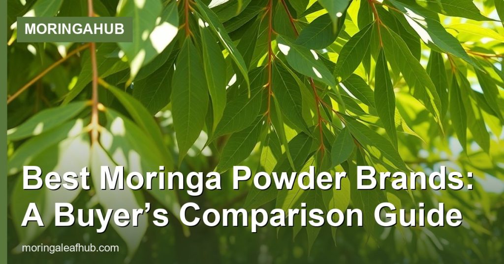 Best Moringa Powder Brands: A Buyer’s Comparison Guide - MoringaHub