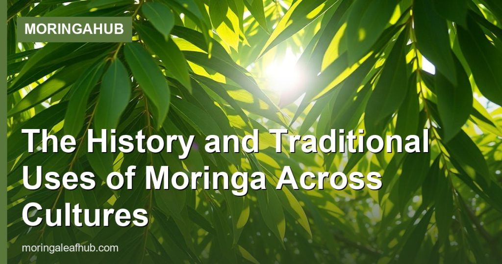 The History and Traditional Uses of Moringa Across Cultures - MoringaHub