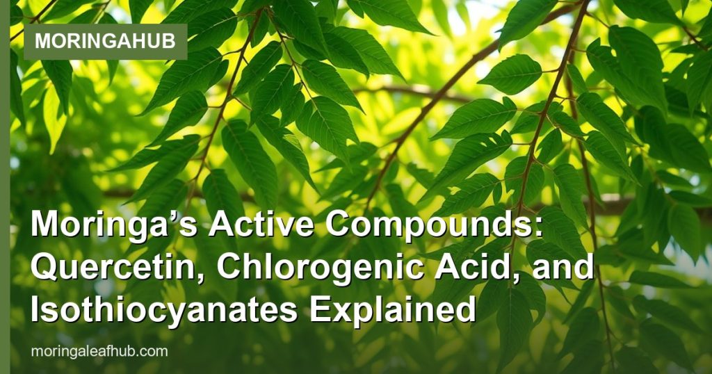 Moringa’s Active Compounds: Quercetin, Chlorogenic Acid, and Isothiocyanates Explained - MoringaHub