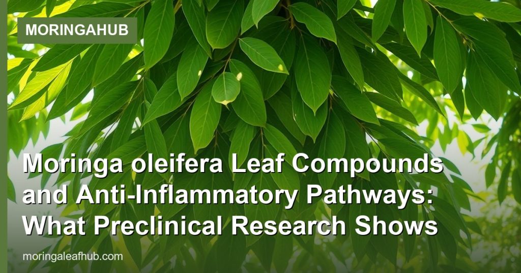 Moringa oleifera Leaf Compounds and Anti-Inflammatory Pathways: What Preclinical Research Shows - MoringaHub