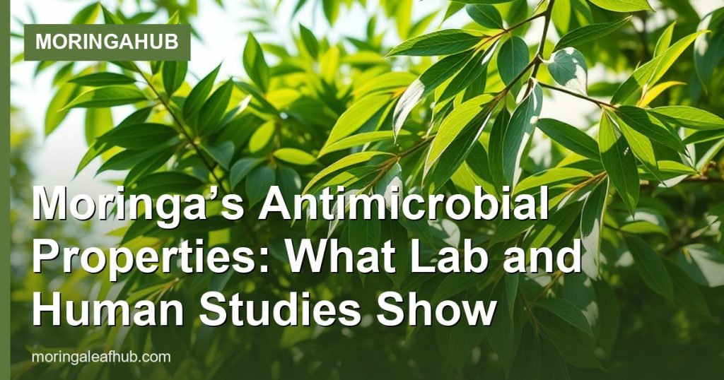 Moringa’s Antimicrobial Properties: What Lab and Human Studies Show - MoringaHub