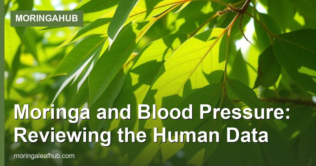 Moringa and Blood Pressure: Reviewing the Human Data - MoringaHub