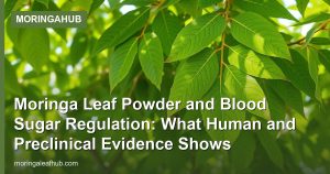 Moringa Leaf Powder and Blood Sugar Regulation: What Human and Preclinical Evidence Shows
