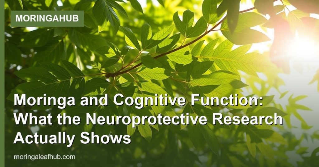 Moringa and Cognitive Function: What the Neuroprotective Research Actually Shows - MoringaHub