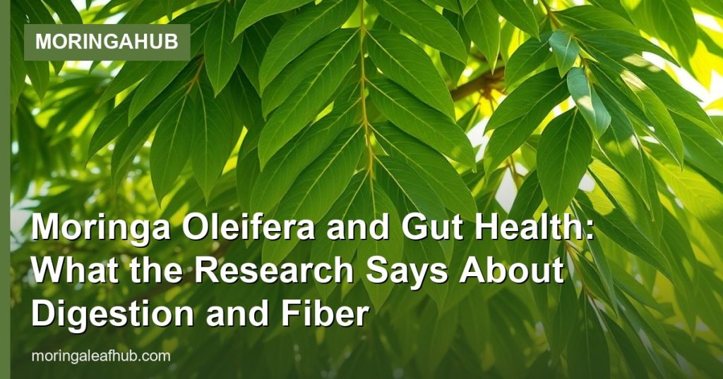 Moringa Oleifera and Gut Health: What the Research Says About Digestion and Fiber - MoringaHub