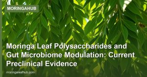 Moringa Leaf Polysaccharides and Gut Microbiome Modulation: Current Preclinical Evidence