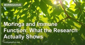 Moringa and Immune Function: What the Research Actually Shows