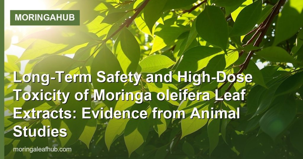 Long-Term Safety and High-Dose Toxicity of Moringa oleifera Leaf Extracts: Evidence from Animal Studies - MoringaHub