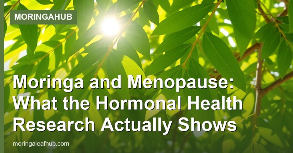 Moringa and Menopause: What the Hormonal Health Research Actually Shows - MoringaHub