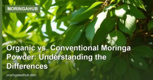Organic vs. Conventional Moringa Powder: Understanding the Differences